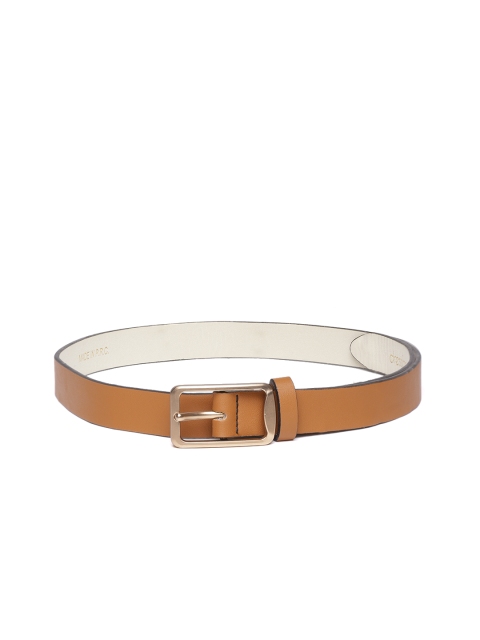 

DressBerry Women Tan Brown Solid Belt