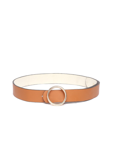 

DressBerry Women Tan Brown Solid Belts