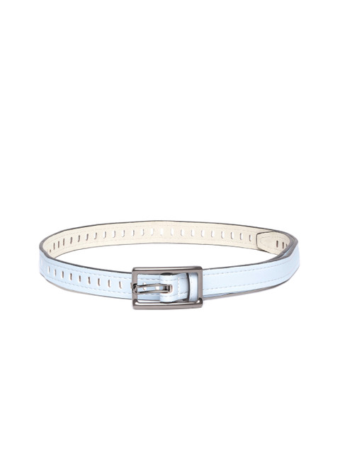 

Mast & Harbour Women Blue Cut Work Belt