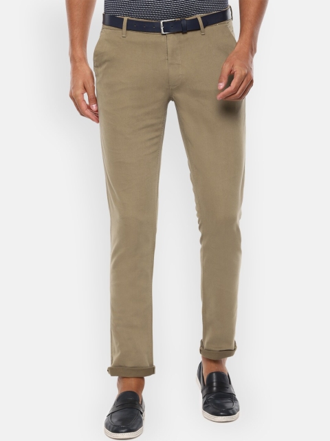 

Louis Philippe Sport Men Beige Slim Fit Solid Regular Trousers