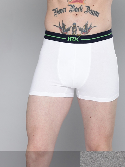 

HRX By Hrithik Roshan Men Pack of 3 Solid Melange Lifestyle Trunk, White