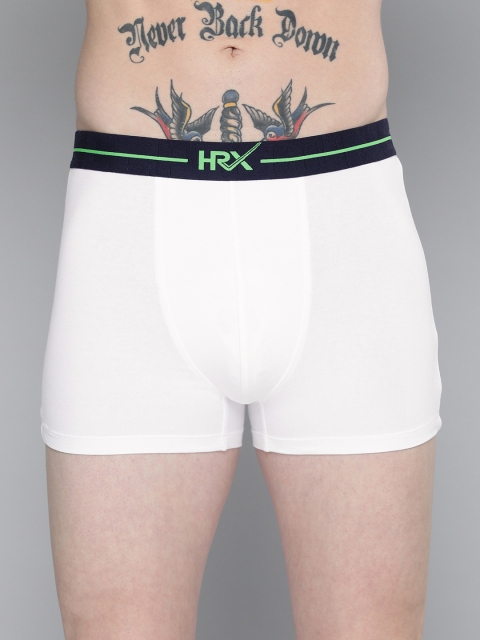 

HRX By Hrithik Roshan Men White Solid Antimicrobial Lifestyle Trunk HR_SS21_M_TN