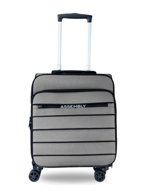 

THE ASSEMBLY Grey Solid Cabin Trolley Bag