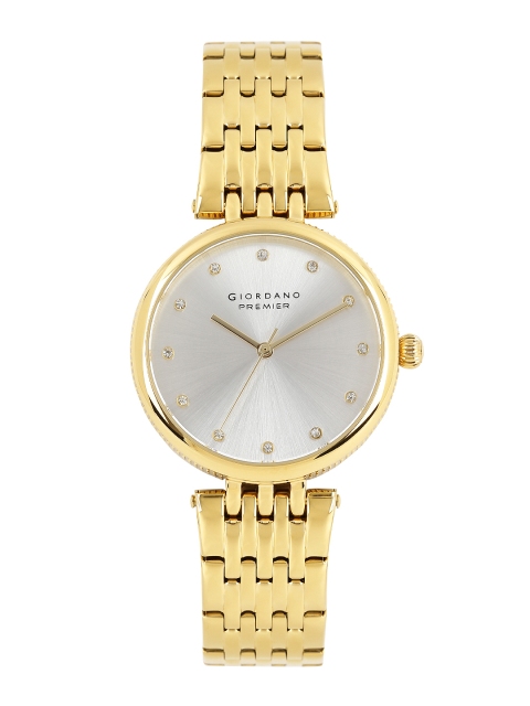 

GIORDANO Premier Women Silver-Toned Dial Watch P2051-11