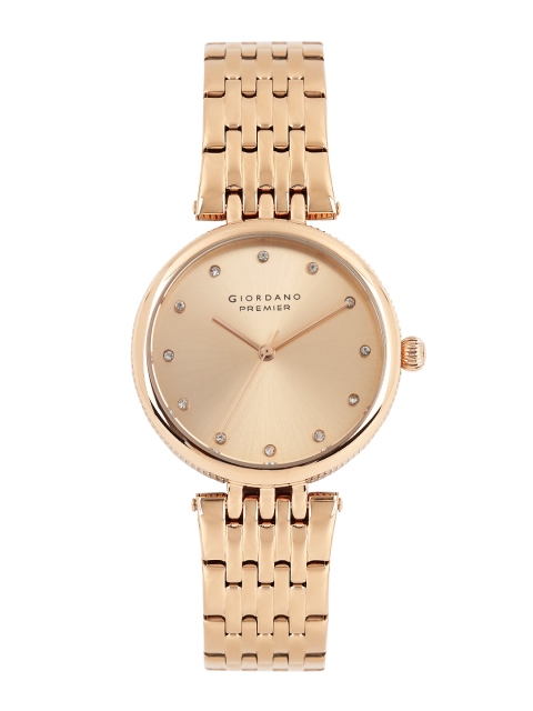 

GIORDANO Premier Women Rose Gold-Toned Dial Watch P2051-33