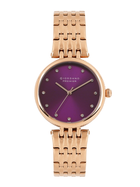 

GIORDANO Premier Women Purple Dial Watch P2051-55