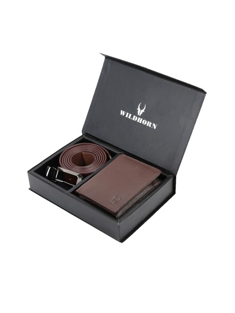 

WildHorn Men Accessory Gift Set, Black