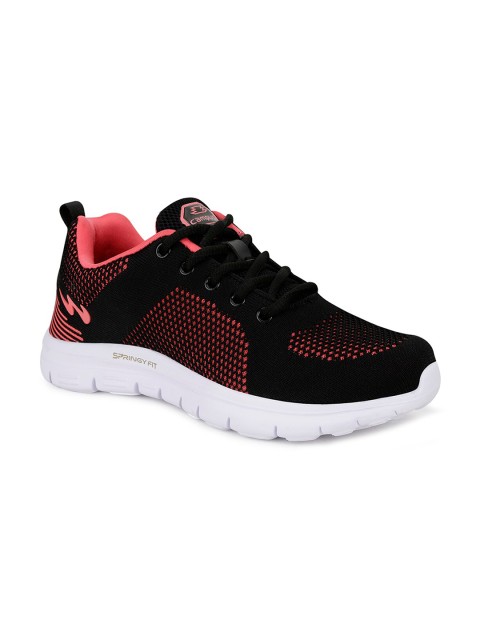 

Campus Women Black & Pink Running Shoes
