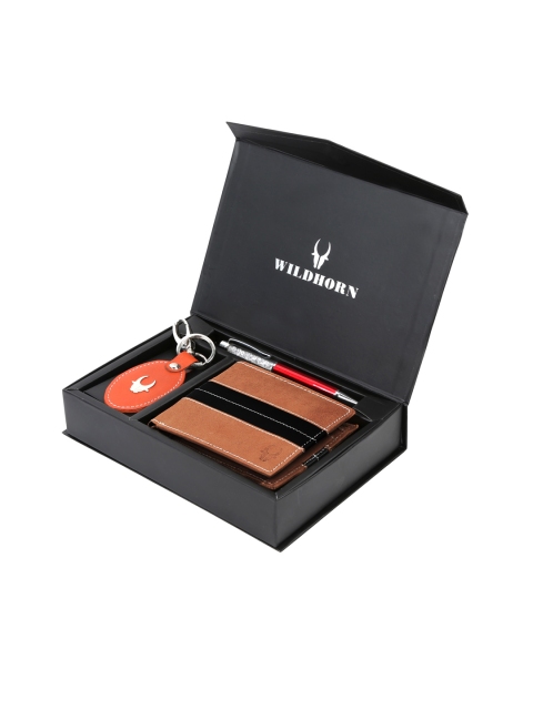 

WildHorn Men Accessory Gift Set, Black