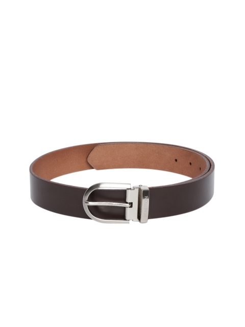 

United Colors of Benetton Men Brown Genuine Leather Formal Belt