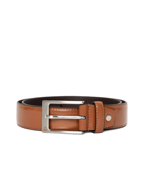 

United Colors of Benetton Men Tan Brown Leather Formal Belt