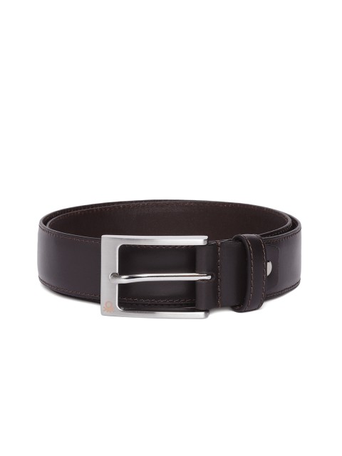

United Colors of Benetton Men Coffee Brown Leather Formal Belt