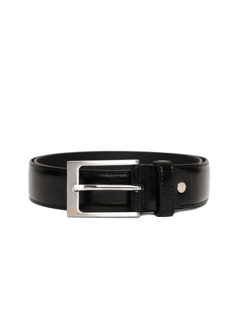 

United Colors of Benetton Men Black Genuine Leather Belt
