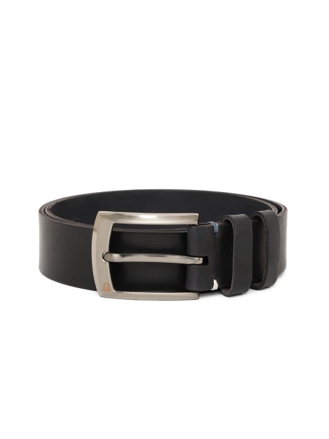 

United Colors of Benetton Men Black Genuine Leather Belt