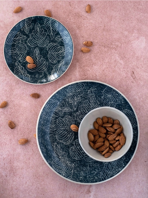 

Neerja Teal Printed Bowl Set