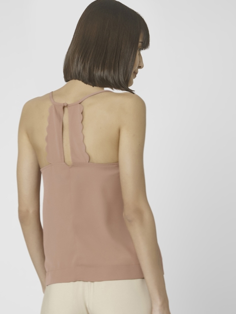 

Vero Moda Women Pink Solid Regular Top