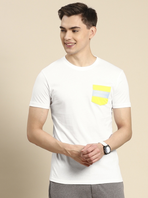 

United Colors of Benetton Men Cotton White T-shirt