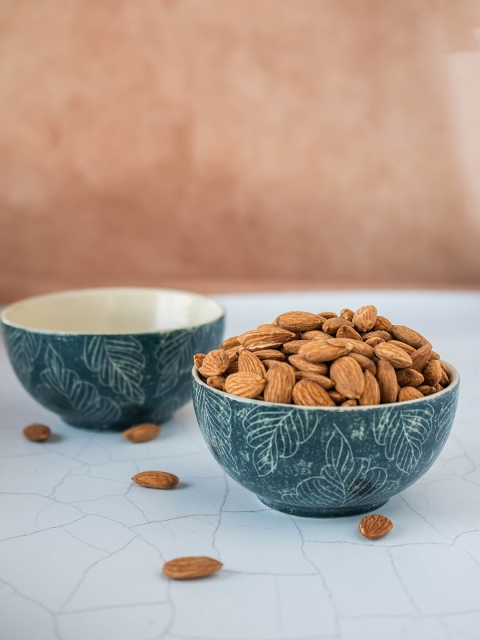 

Neerja Unisex Teal Printed Bowl