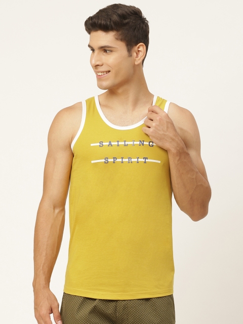 

Sweet Dreams Mustard Yellow Sailing Spirit Print Lounge Tshirt