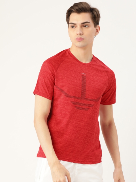 

Sweet Dreams Men Red Printed Athleisure T-shirt