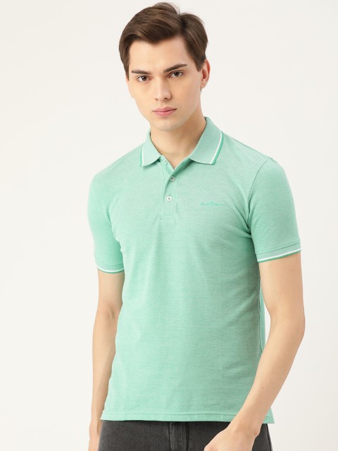 

Sweet Dreams Men Green Polo Collar T-shirt