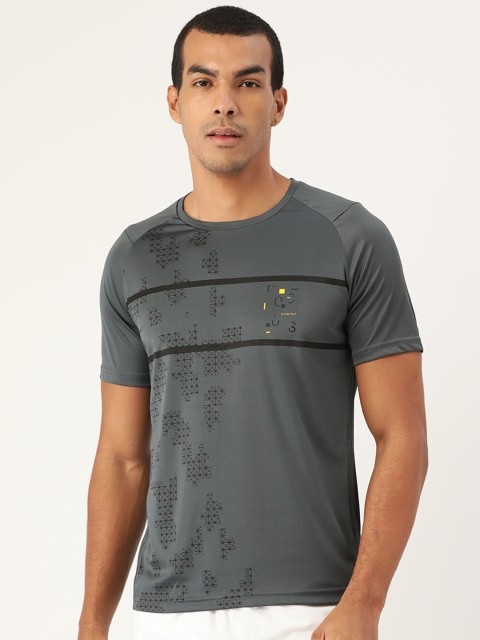 

Sweet Dreams Men Charcoal Printed T-shirt