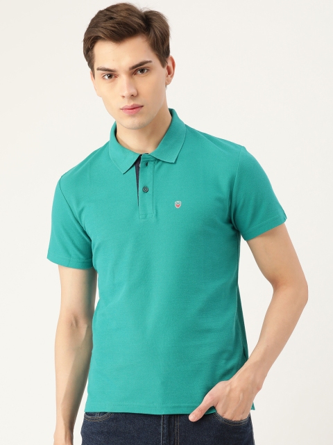 

Sweet Dreams Men Green Polo Collar T-shirt