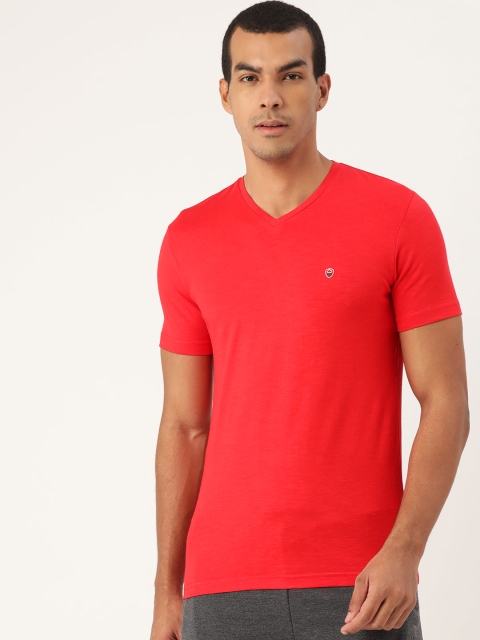 

Sweet Dreams Men Red Slub Effect Lounge T-shirt