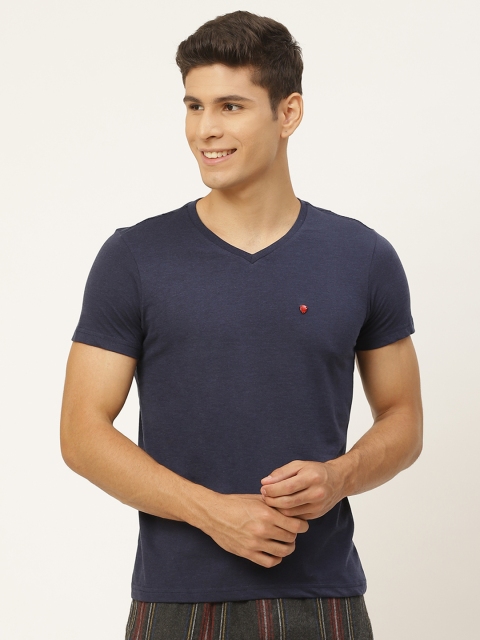 

Sweet Dreams Navy Blue Solid Lounge Tshirt