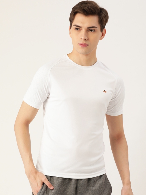 

Sweet Dreams Men White Solid Workout T-shirt