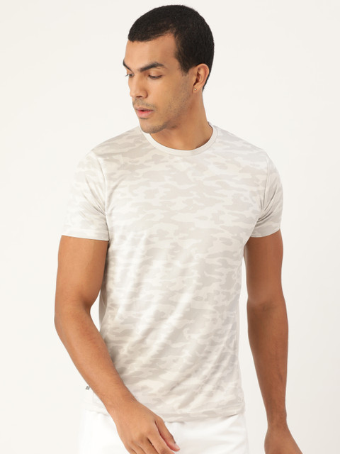 

Sweet Dreams Men Grey Camouflage Printed T-shirt