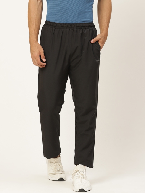 

Sweet Dreams Men Black Solid Straight Fit Tennis Track Pants