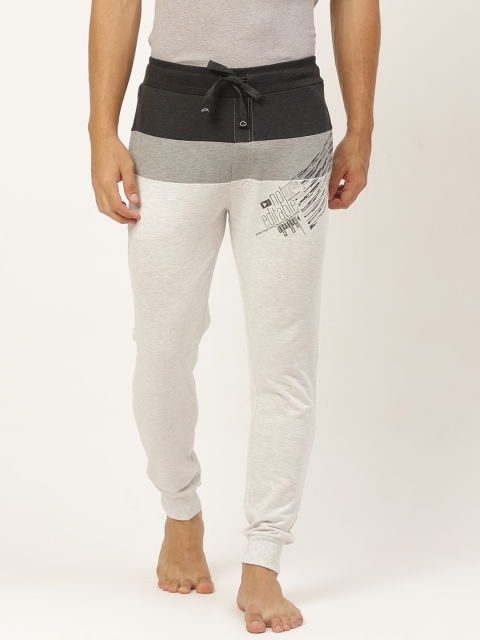 

Sweet Dreams Men Grey Melange Solid Slim Fit Athleisure Joggers