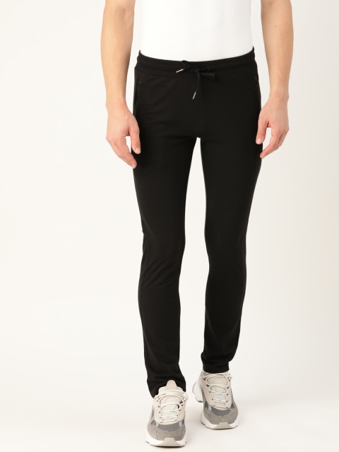 

Sweet Dreams Men Black Solid Straight Fit Track Pants