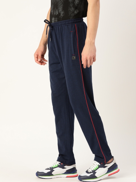 

Sweet Dreams Men Navy Blue Solid Straight Fit Track Pants