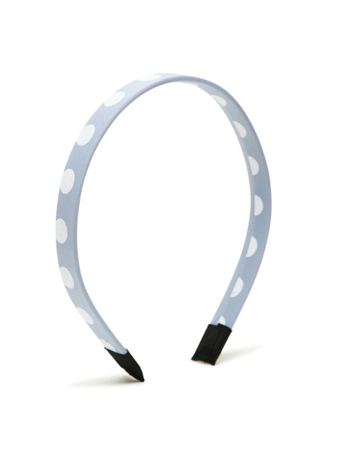 

Stoln Girls Blue & White Big Polka Dots Printed Hairband