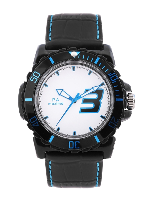 

maxima Men Off-White Analogue Watch 29726LPGW