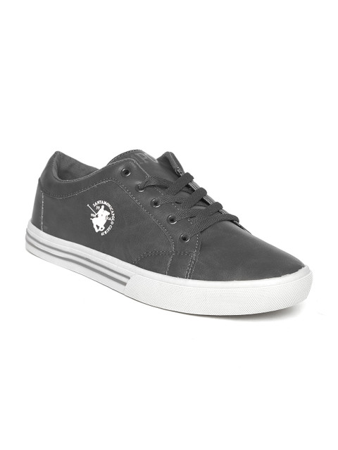 

Santa Monica Men Charcoal Grey Sneakers