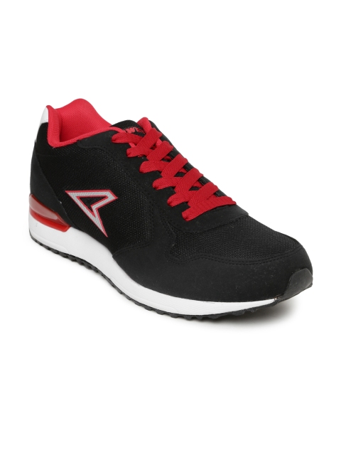 

Power Men Black & Red Sports Shoes