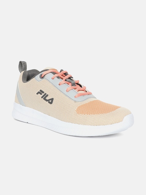 

FILA Women Peach-Coloured Perinno PU Running Shoes