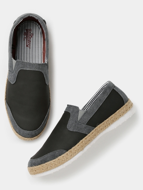 

Roadster Men Grey Slip-Ons
