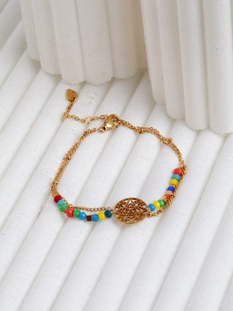 

CRZ Gold-Plated Link Bracelet