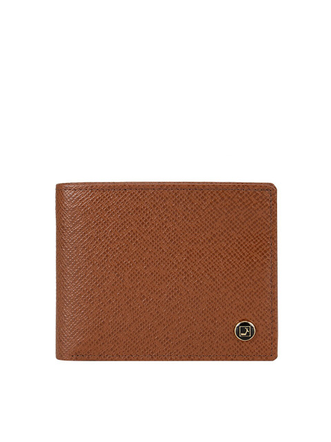 

Da Milano Men Brown Textured Two Fold Wallet