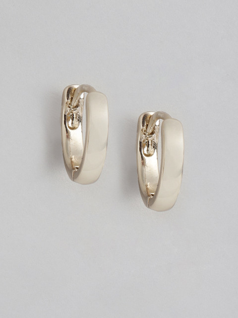 

Forever New Gold-Plated Circular Huggie Hoop Earrings
