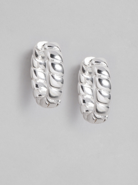 

Forever New Silver-Plated Circular Hoop Earrings