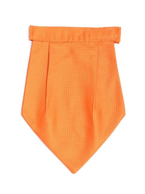 

Alvaro Castagnino Orange Woven Design Cravat