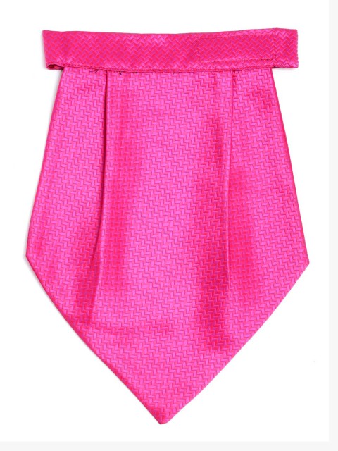 

Alvaro Castagnino Pink Woven Design Cravat