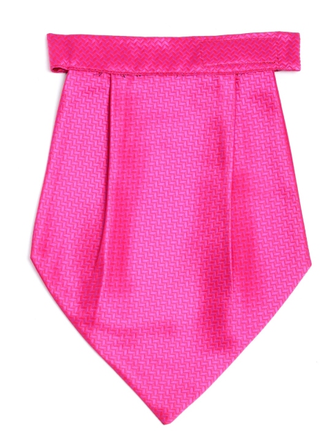 

Alvaro Castagnino Pink Woven Design Cravat