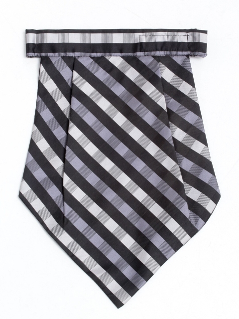 

Alvaro Castagnino Black & White Checked Cravat