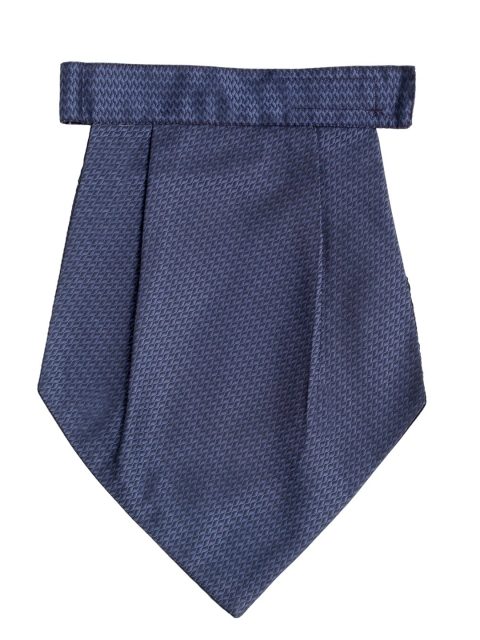 

Alvaro Castagnino Navy Blue Woven Design Cravat